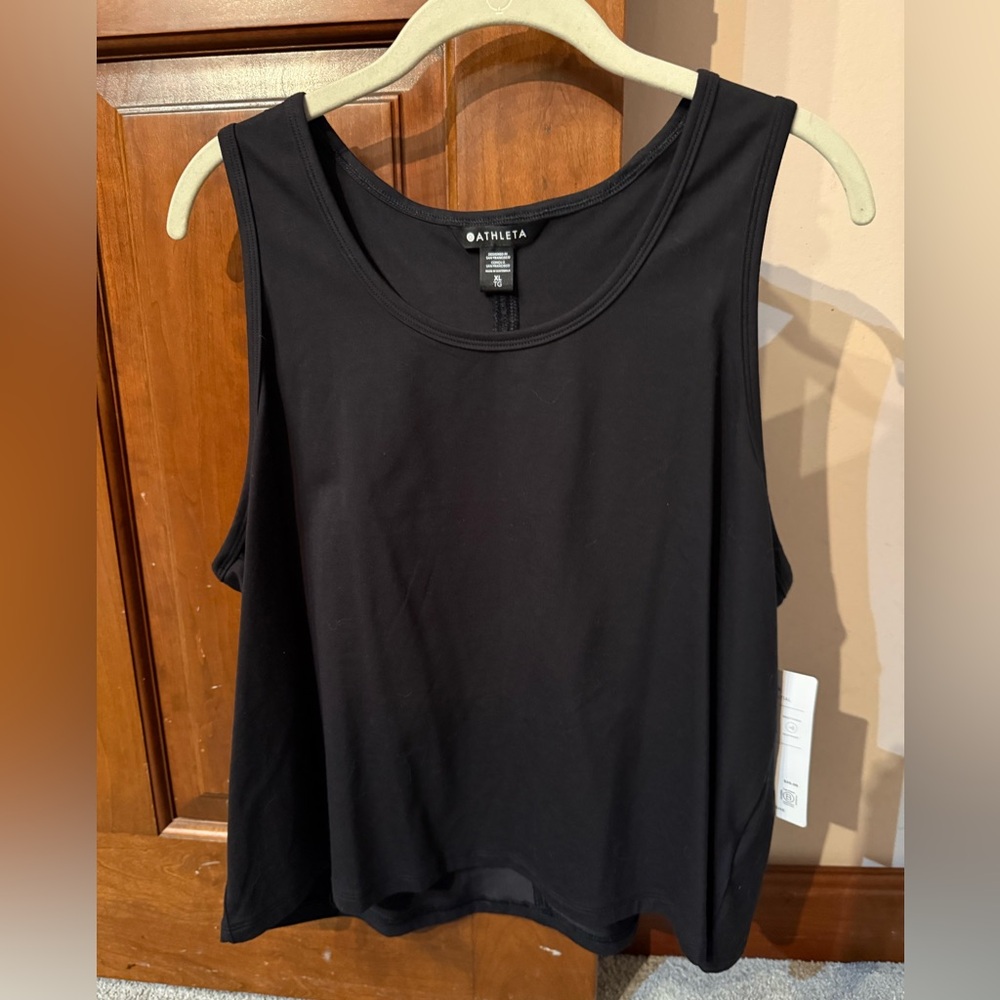 Athleta Essential Tank Camisole Essential Black NWT size XL